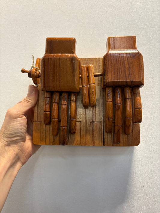 Wooden Articulating Hand Sculpture (FREE SHIPPING)