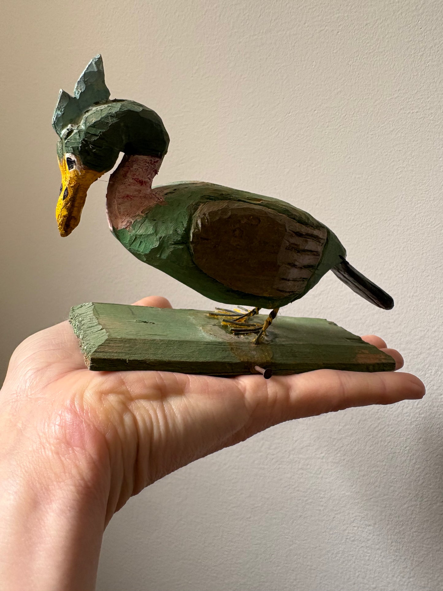 Folk Art Wooden Bird Assemblage (FREE SHIPPING)