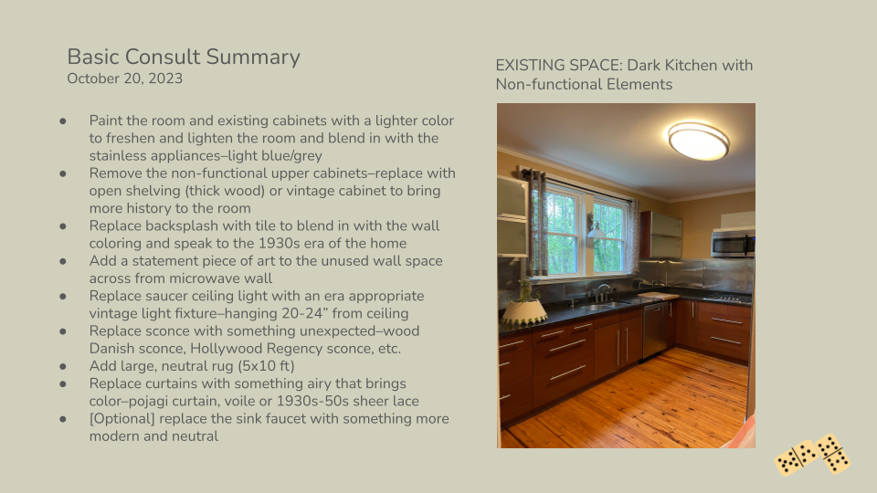 Basic Interior Design Consult – Not a Humble Home